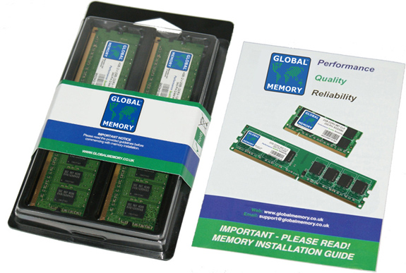 2GB (2 x 1GB) DDR3 1333MHz PC3-10600 240-PIN ECC DIMM (UDIMM) MEMORY RAM KIT FOR APPLE MAC PRO (MID 2010 - MID 2012)